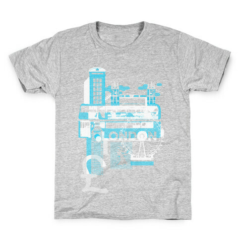 London Travel Visit Kids T-Shirt