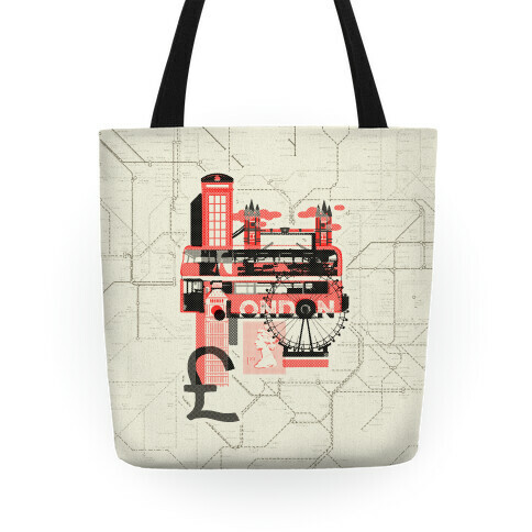 London Travel Visit Tote