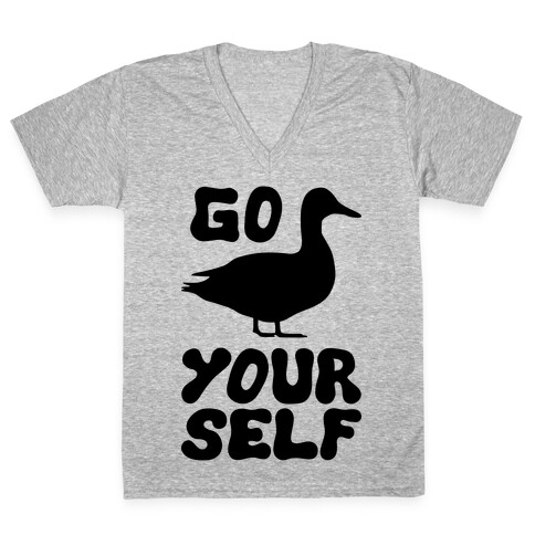 Go Duck Yourself V-Neck Tee Shirt