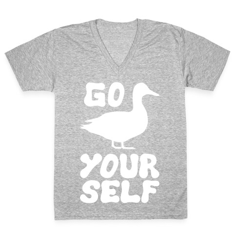 Go Duck Yourself V-Neck Tee Shirt