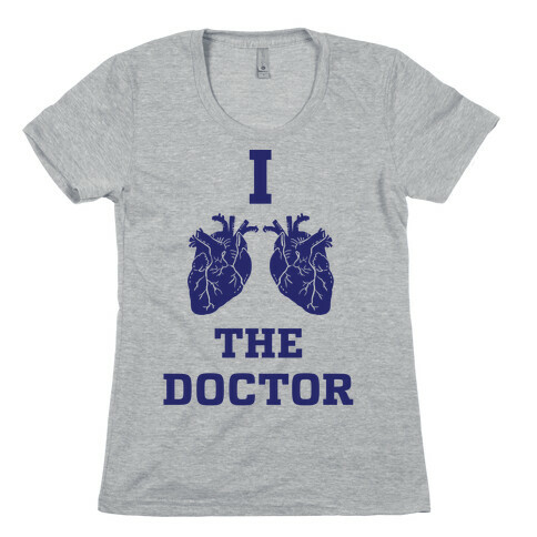 I Heart The Doctor Womens T-Shirt