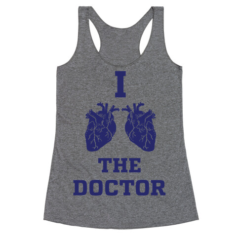 I Heart The Doctor Racerback Tank Top