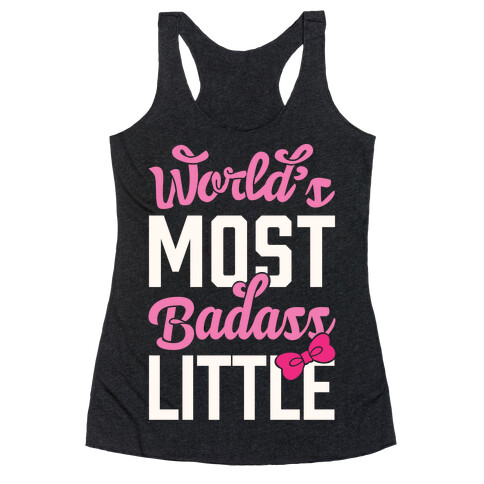 World's Most Badass Little Racerback Tank Top