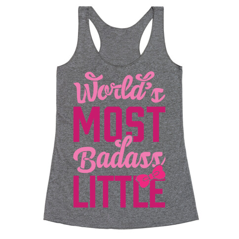 World's Most Badass Little Racerback Tank Top