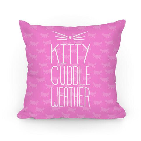 Kitty Cuddle Weather Pillow
