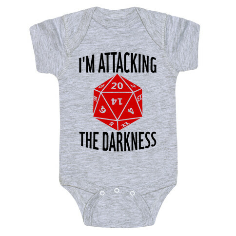 I'm Attacking The Darkness Baby One-Piece