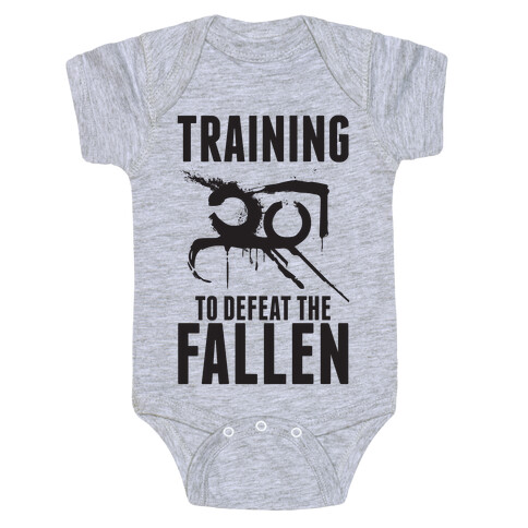 Training To Defeat The Fallen Baby One-Piece