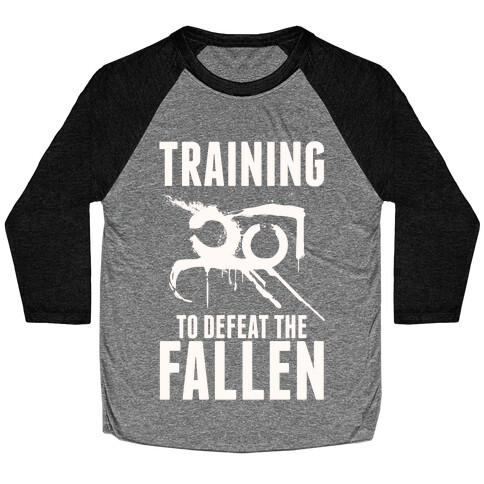 Training To Defeat The Fallen Baseball Tee