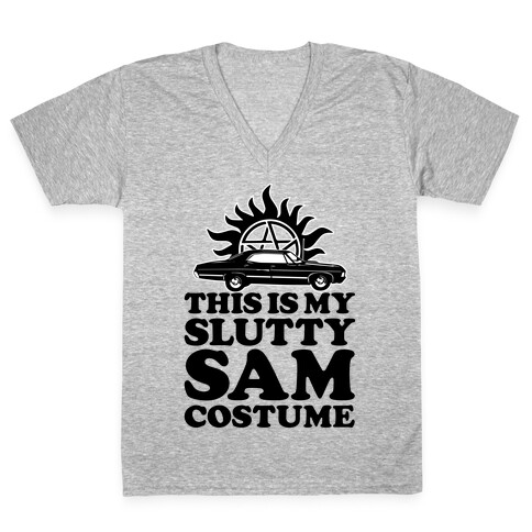 Slutty Sam Costume V-Neck Tee Shirt