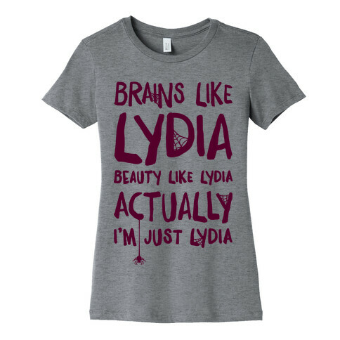 Beetlejuice Actually I'm Just Lydia Womens T-Shirt