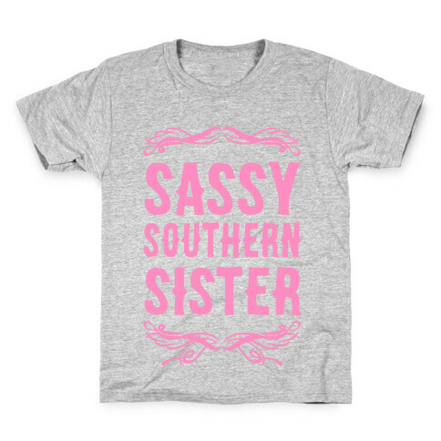 Sassy Southern Sister Kids T-Shirt