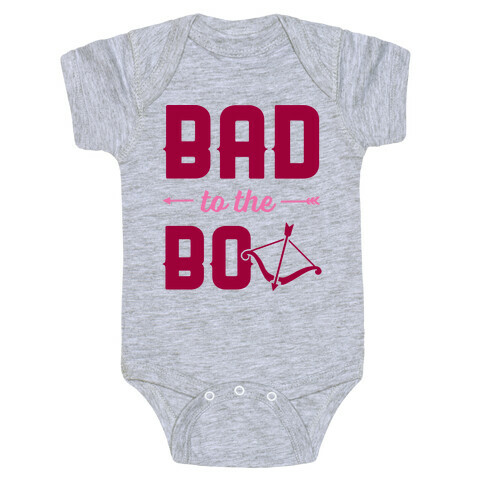 Bad To The Bow Baby One-Piece