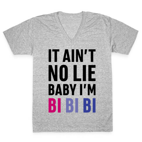 Baby I'm BI BI BI V-Neck Tee Shirt