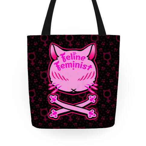 Feline Feminist Tote