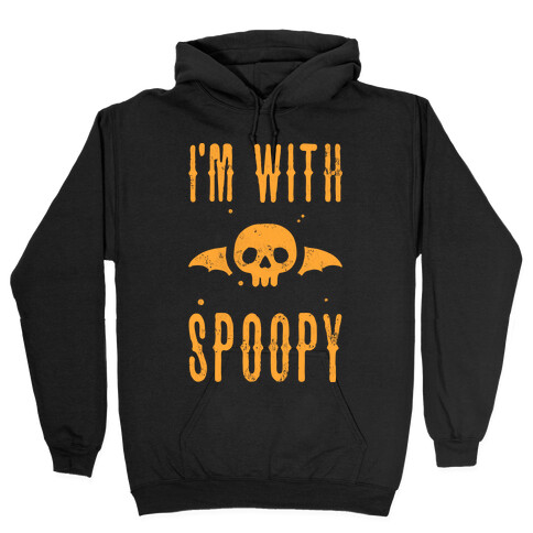 I'm With Spoopy Hooded Sweatshirt