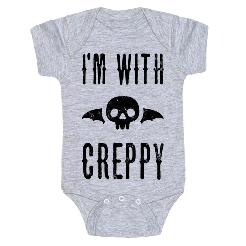 I'm With Creppy Baby One-Piece