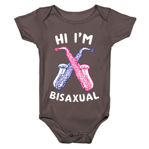 Hi I'm Bisaxual Baby One-Piece