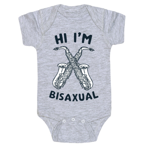 Hi I'm Bisaxual Baby One-Piece