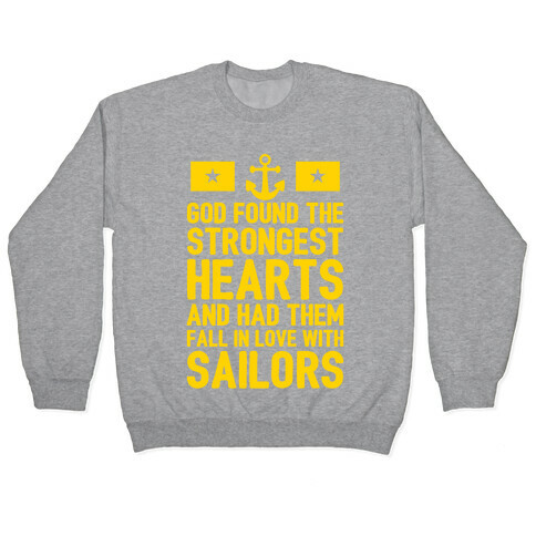 God Found The Strongest Hearts (Navy) Pullover