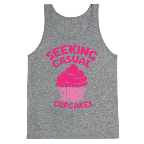Seeking Casual Cupcakes Tank Top