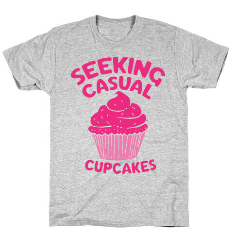 Seeking Casual Cupcakes T-Shirt