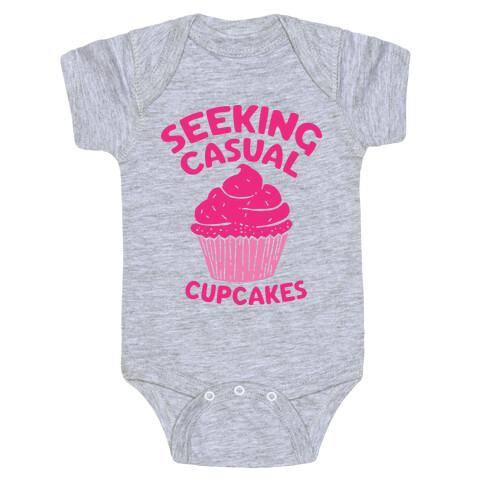 Seeking Casual Cupcakes Baby One-Piece