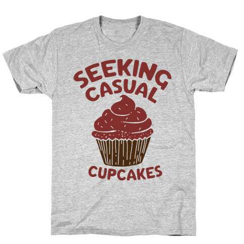 Seeking Casual Cupcakes T-Shirt