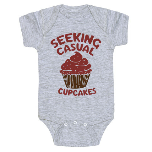 Seeking Casual Cupcakes Baby One-Piece
