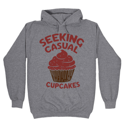 Seeking Casual Cupcakes Hooded Sweatshirt