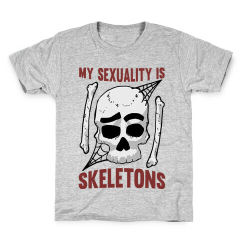 My Sexuality Is Skeletons Kids T-Shirt
