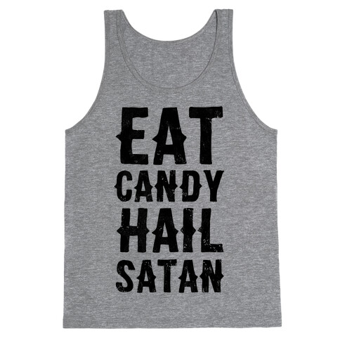 Eat Candy Hail Satan Tank Top