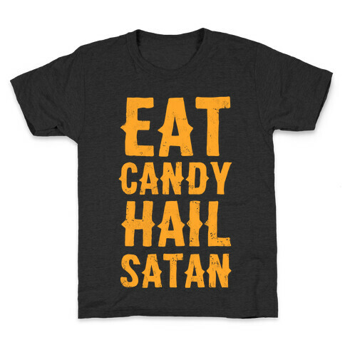 Eat Candy Hail Satan Kids T-Shirt