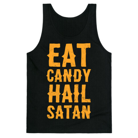 Eat Candy Hail Satan Tank Top