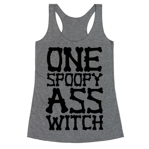One Spoopy Ass Witch Racerback Tank Top
