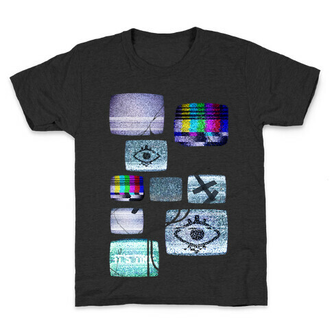 Static Tv Set Kids T-Shirt
