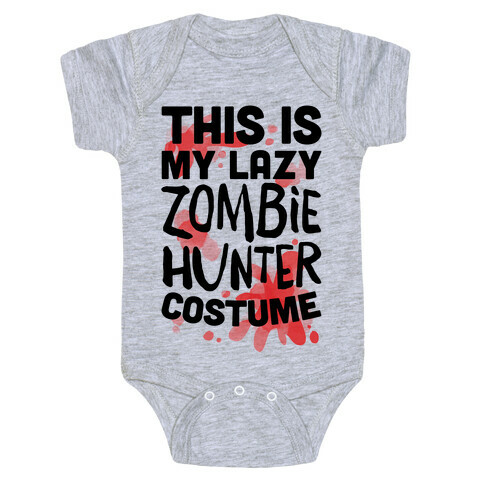 Lazy Zombie Hunter Costume Baby One-Piece