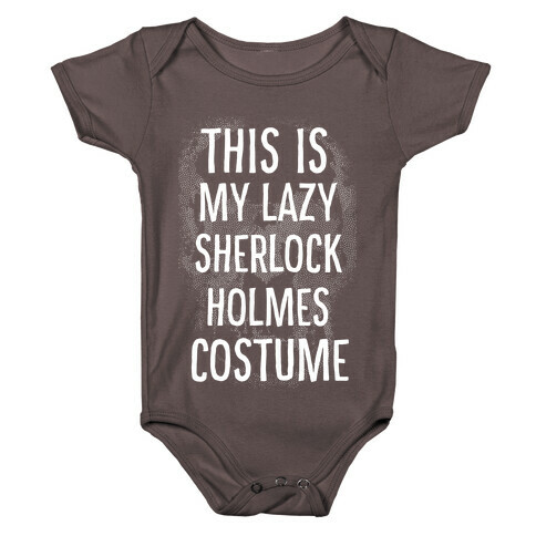 Lazy Sherlock Holmes Costume Baby One-Piece