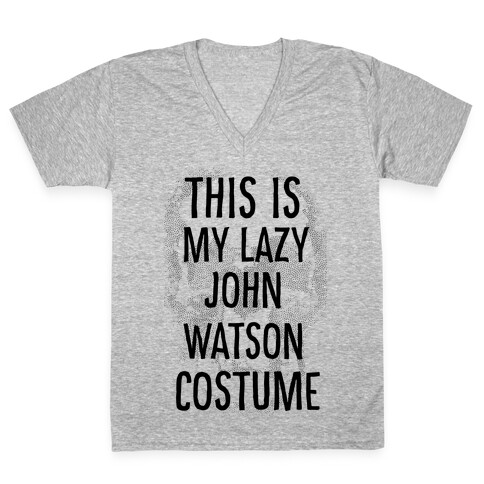 Lazy John Watson Costume V-Neck Tee Shirt