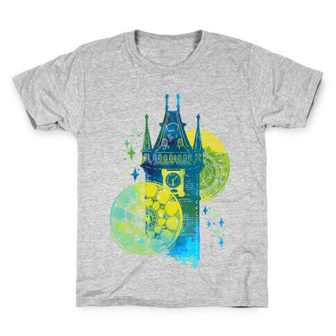 Prague Astronomical Clock Kids T-Shirt