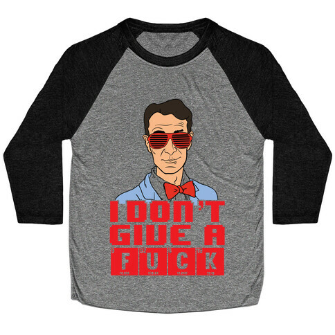 I Don't Give A Fluorine Uranium Carbon Potassium Baseball Tee