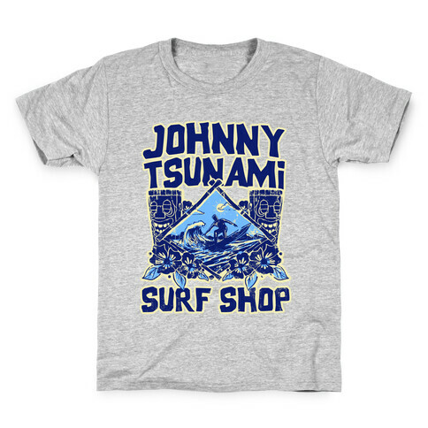 Johnny Tsunami Surf Shop Kids T-Shirt