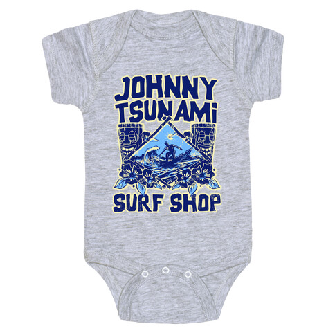 Johnny Tsunami Surf Shop Baby One-Piece