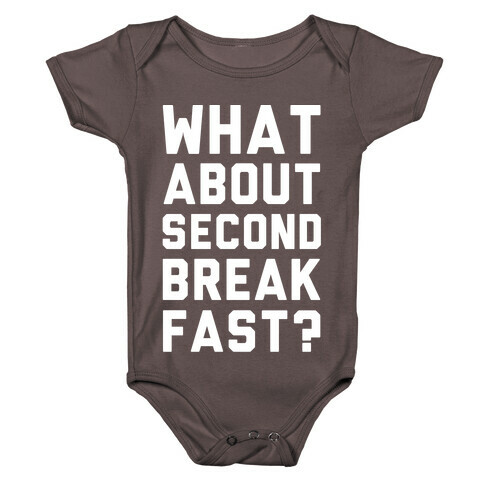 What About Second Breakfast? Baby One-Piece