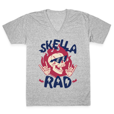 Skella Rad V-Neck Tee Shirt