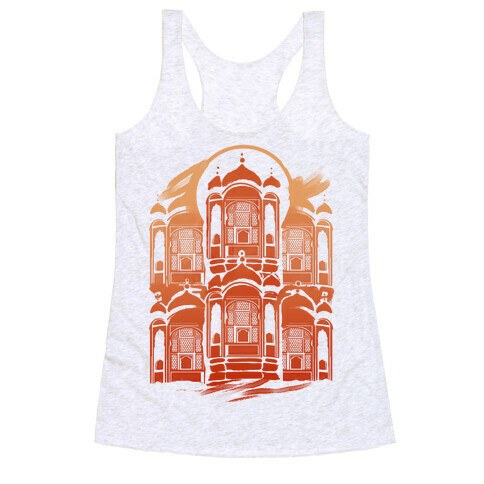 Hawa Mahal Palace Of The Winds Racerback Tank Top