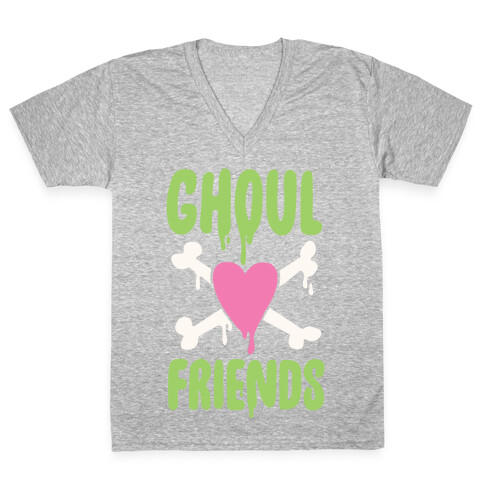 Ghoul Friends V-Neck Tee Shirt