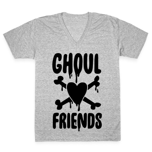 Ghoul Friends V-Neck Tee Shirt