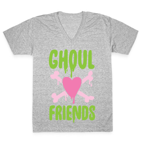 Ghoul Friends V-Neck Tee Shirt