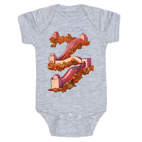 Great Wall Of China Travel Baby One-Piece