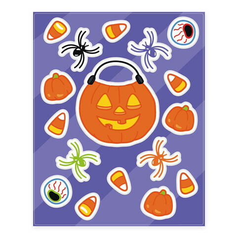 Trick Or Treat  Stickers and Decal Sheet